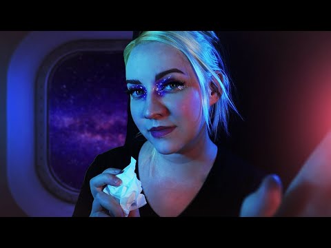 ASMR / Spaceship Flight Attendant RP 💫🌙✨ (personal attention, scalpmassage, etc)