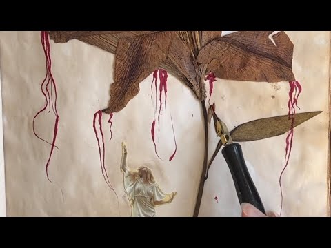 Crinkly Paper Art and Calligraphy ASMR 