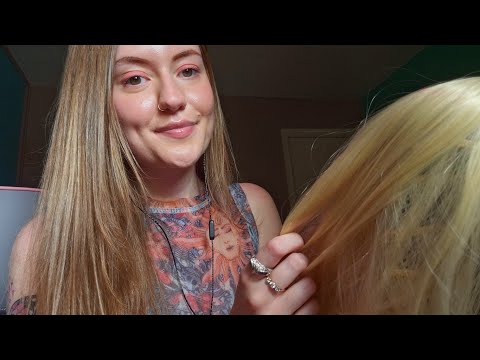 ASMR ♡ Girl in the Back of Class Plays With Your Hair