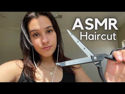 ASMR| Giving you a haircut✂️