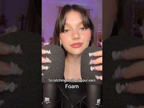 ASMR Scratching Both Of Your Ears (Foam and Bare) #asmr