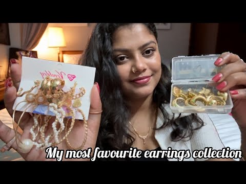ASMR | My Most Favourite Earrings Collection | 🥺🫶