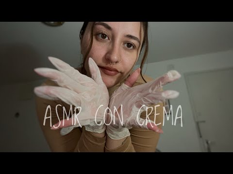 ASMR casero sonidos de mano, crema y guantes 🧤 