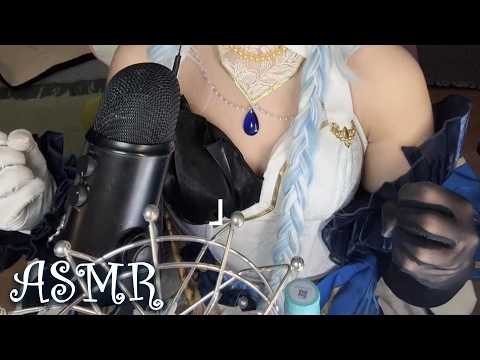 Sleep Cosplay ASMR 💕 Long Nails + Accent Whisper (Calm & Sleep)