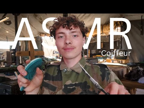 ASMR : Roleplay💇‍♂️Coiffeur Militaire💇‍♂️