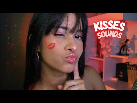ASMR pra quem ama sons de beijinhos ( kisses sounds)