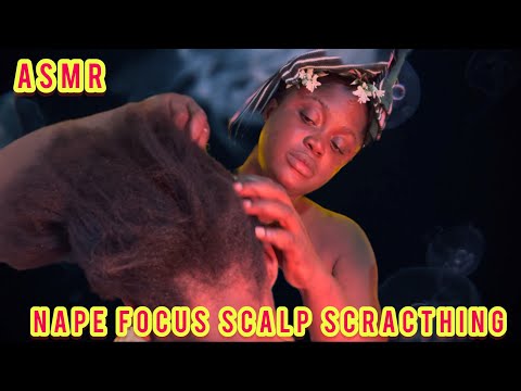 ASMR🪐GODDESS OF THE NIGHT GAVE YOU A MAGICAL SLEEP, NAPE HEAD SCRATCH, MY LANGUAGE INSPIRED ASMR