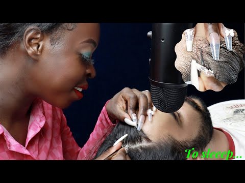 ASMR | Intense HAIRPLAY & Gentle NITPICKING for sleep 😴 and relaxation