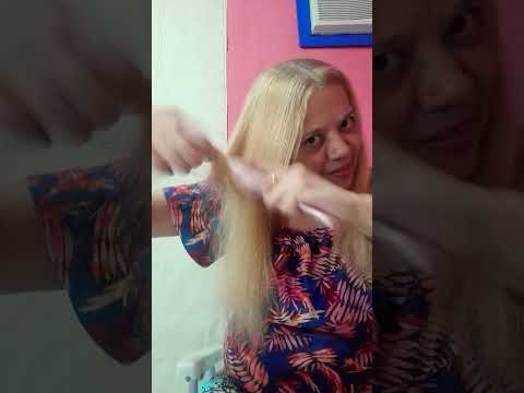 ASMR  # Escovando meu cabelo. sons de escova. 😴😴