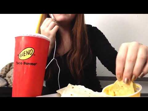 Asmr Taco Bueno *Exaggerated Eating Sounds *