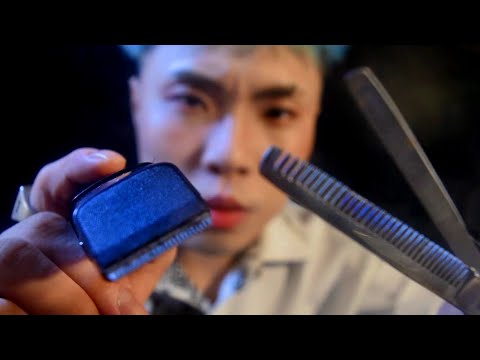 Haircut on Yo Screen 💆🏻‍♂️ ASMR Korean Barber Roleplay • 바버샵 롤플레이