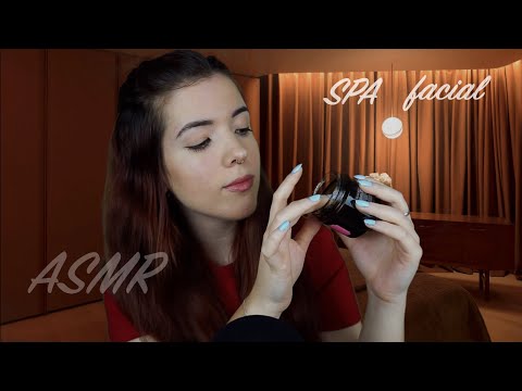 ASMR - SPA facial relajante | ROLEPLAY en español | Limpieza, hidratación, masaje...😴 | Helsusurros