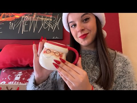 ASMR especial objetos rojos ~ tapping, scratching…(lo-fi)🎅🏼❤️