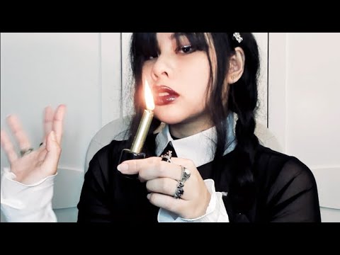 ASMR・🦇・Wednesday Addams Puts You to Sleep - Happy Halloween!