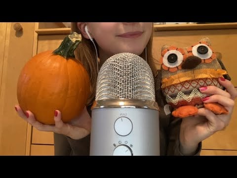 ASMR Cozy Fall Triggers + Ramble 🦉