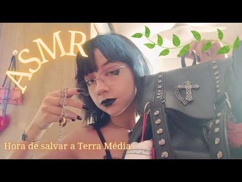 ASMR ELFA TE PREPARA PARA UMA AVENTURA (roleplay) 🍃⛰️