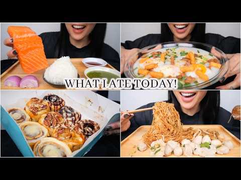 WHAT I ATE TODAY (ASMR EATING SOUNDS) NO TALKING | SAS-ASMR