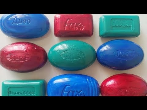 Dry Soap carving ASMR\ relaxing sounds\ No talking. Satisfying ASMR video\ Cutting soap