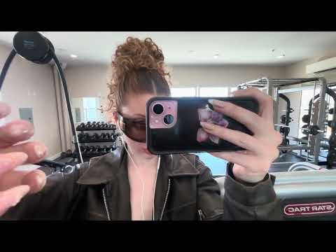 No talking ASMR | Tapping around the Gym
