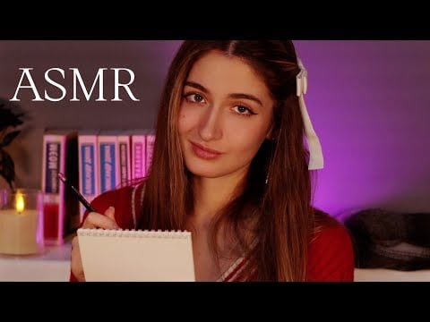 АСМР ❤️ ХУДОЖНИЦА РИСУЕТ ТЕБЯ