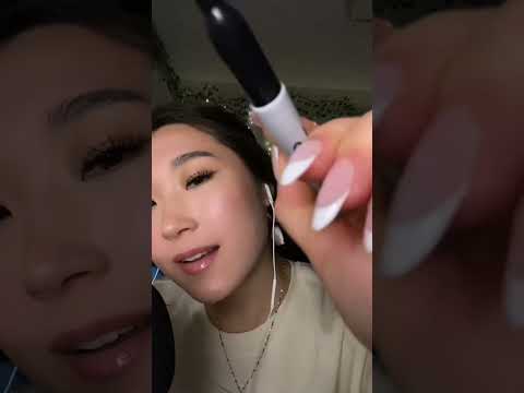 Tingly Face Tracing | ASMR | Girl in Class Tracing your Face Roleplay  #asmr #asmrtracing