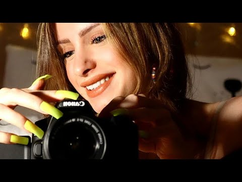 ASMR Camera & Lens Tapping w/ Long Nails (Canon 250d)