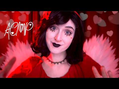 АСМР Тебя похитила Купидон-Яндере ♡ Ролевая игра ♡ Прикасания, поцелуи, расчёсывание волос
