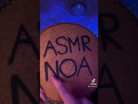 ASMR cork scratching /tapping /tracing