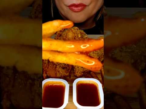 The BEST fries I’ve ever had #asmr #fries #food #shorts