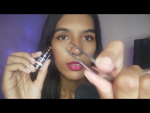 ASMR FAST: FAZENDO SUA SOBRANCELHA