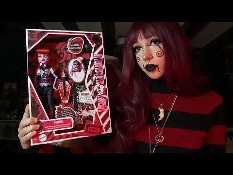 Monster High Doll Unboxing ASMR | Tapping, Scratching, Fabric Sounds, Rambling, Whispering