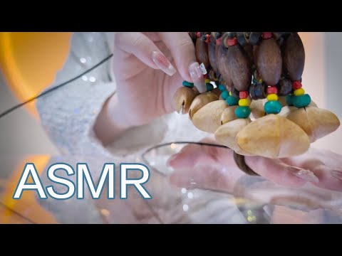 【ASMR / shorts vol 14】指麦哄睡，果壳手摇铃歌诗风铃指触解压