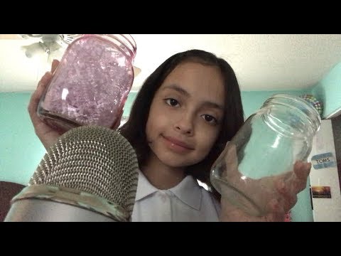 ASMR Tapping On Glass Jars