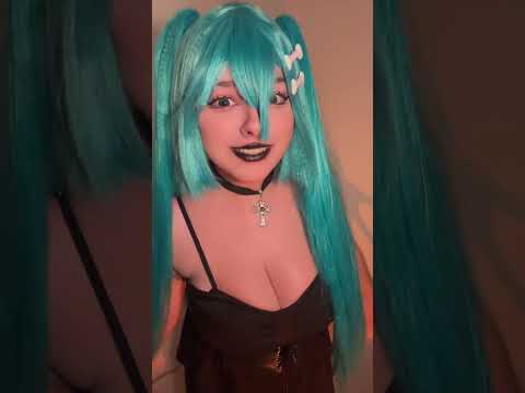 Miku gothic cosplay 🖤 #cosplay #hatsunemiku #vocaloid