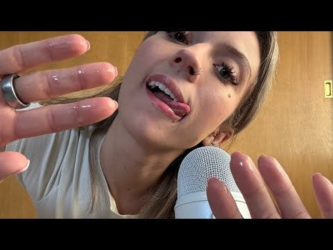 ASMR| Slow SPlT Painting the Alphabet on You, & Tapping on Tingly Items! 
