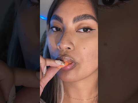 ASMR Trolli Sour Electric Crawlers 🪱 #gummyworms #asmr #eating #eatingsounds #food #shortsfeed