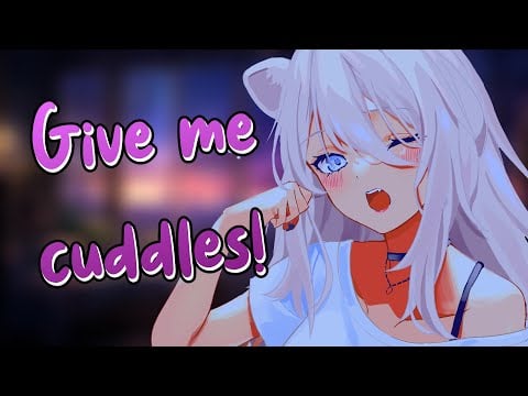 "I want headpats!" Tsundere Catgirl Girlfriend Spends the Night Cuddling With You [Wholesome] [F4M]