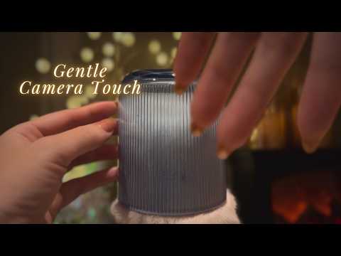 ASMR Gentle Camera Touch🎐 Soft Tapping & Scratching Sounds🌿(with BGM)