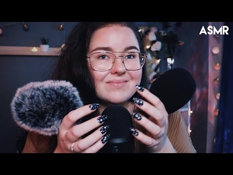 ASMR INTENSE MIC SCRATCHING Med och utan skydd!