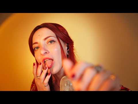 ASMR Fast Spit Painting on you 🌙
