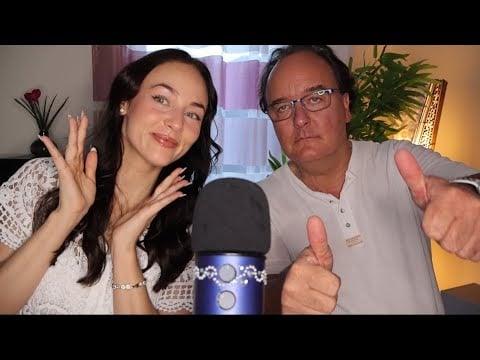 My Dad Tries ASMR for the First Time (German / Deutsch)