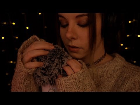 ASMR | cozy close up Unintelligible Whispering & layered Ambience Sounds - no talking