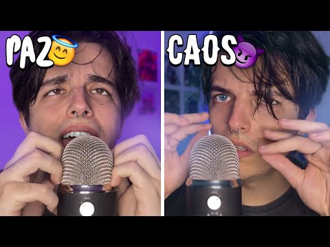 ASMR Paz VS Caos ( Rapido e Caótico e um pouco lento?)