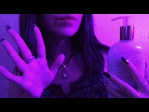 ASMR - Sons de creme, sons de boca e movimentos com as mãos (No talking)