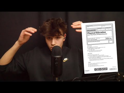 my GCSE Exam RESULTS (mocks) ASMR