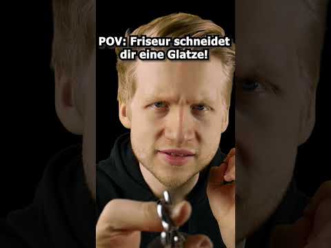ASMR - POV: Friseur schneidet dir eine Glatze! #shorts #asmr #roleplay #deutscheasmr