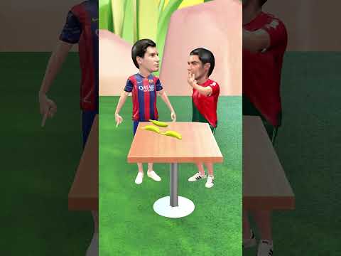 Ronaldo VS Messi Funny Moment This Banana Game Gets Crazy Fast! #scaryteacher #gsvines