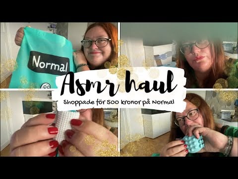ASMR på svenska: Haul från Normal - för 500 kronor! 💚