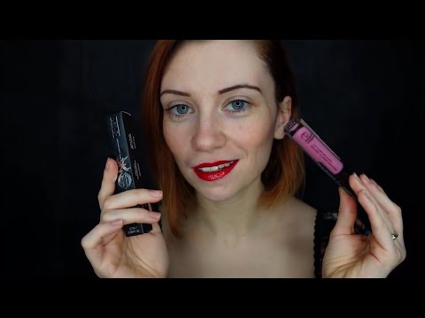 ASMR - TINGLIEST LIPGLOSS TRY ON HAUL