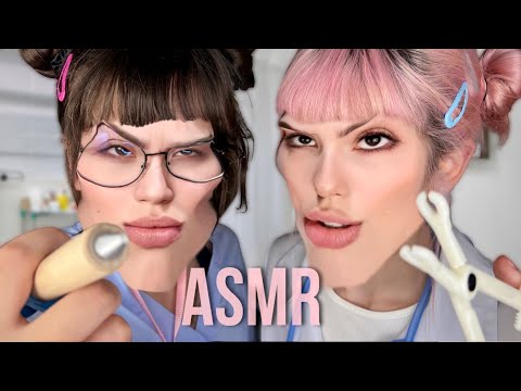 [asmr] médicas patetas fazem harmonização facial em você  💉🗿